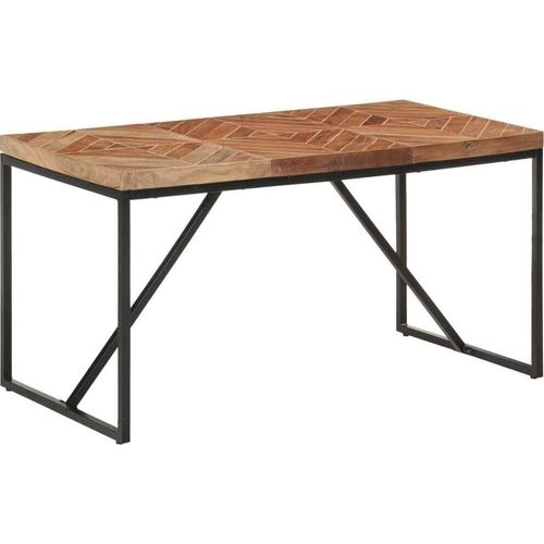 Esstisch 140x70x76 cm Massivholz Akazie und Mango