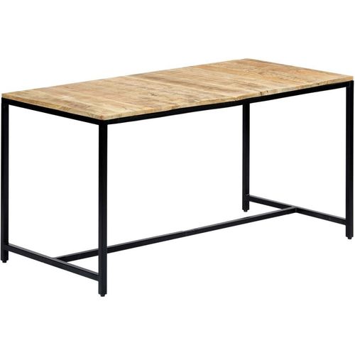 Esstisch 140x70x75 cm Raues Mangoholz
