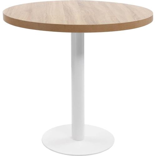 Bistrotisch Hellbraun 80 cm MDF