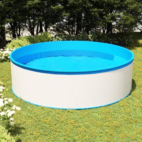 Planschbecken 350x90 cm Weiß , Framepools Design 2024