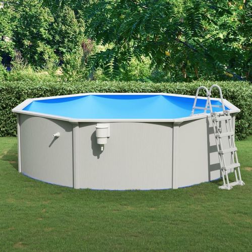 Möbel Pool mit Sicherheitsleiter 460x120 cm - Poolzubehör 3098041