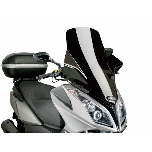 Windschild Puig V-Tech Line Touring schwarz für Kymco Downtown 125i, 300i ABS 09-14