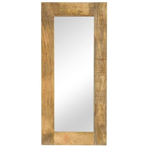 Spiegel Mangoholz Massiv 50 x 110 cm , Badspiegel Design 2024
