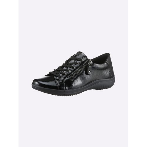 Schnürschuh REMONTE, Damen, Gr. 37, schwarz, Synthetik, Schuhe