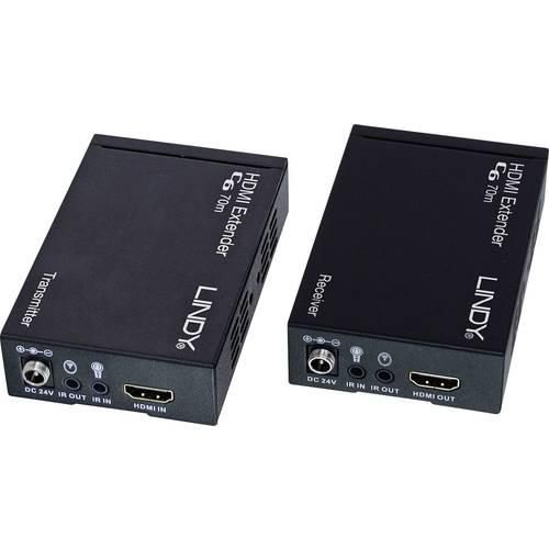 LINDY LINDY 70m C6 HDMI 4K Extender HDBaseT HDMI Extender über Netzwerkkabel RJ45 70 m