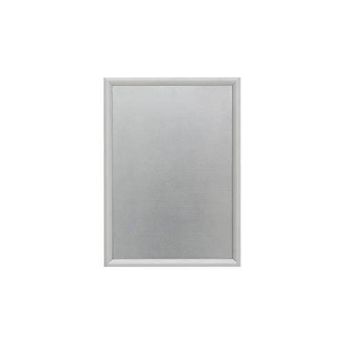 Update Display FireProtection-Klapprahmen, DIN A3, 25 mm Profil, für Wandmontage, B1-zertifizierte Schutzfolie, Aluminium, silber
