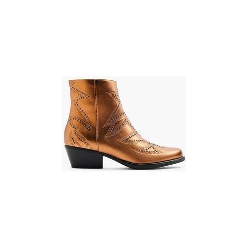 Cowboyboots - Damen - bronze