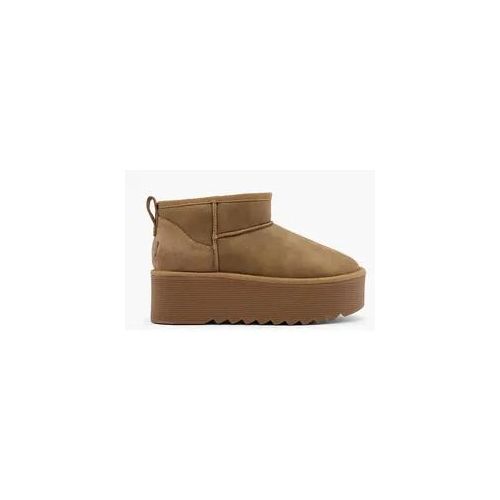 Boots - Damen - beige