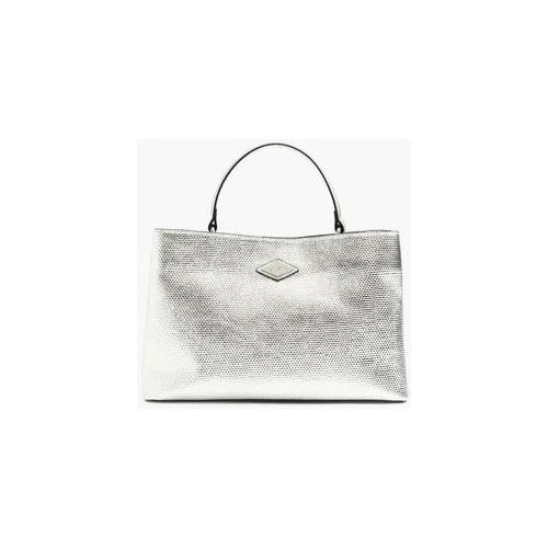 Handtasche - Damen - silber - one size