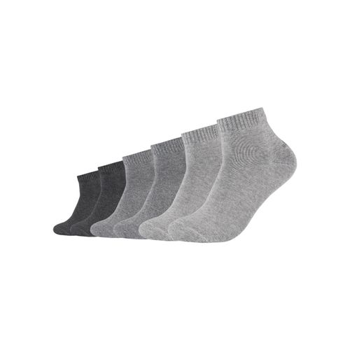 Kurzsocken S.OLIVER, Damen, Gr. 35 (38), grau (grautöne), Baumwollmischung, meliert, normal, Socken, mit weichem Bund