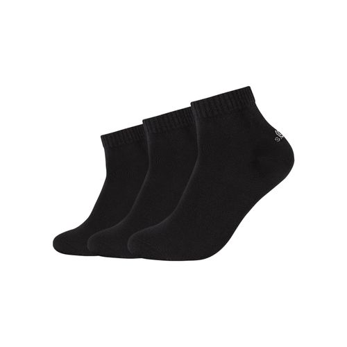 Kurzsocken S.OLIVER, Damen, Gr. 39 (42), schwarz, Baumwollmischung, unifarben, normal, Socken, mit weichem Bund