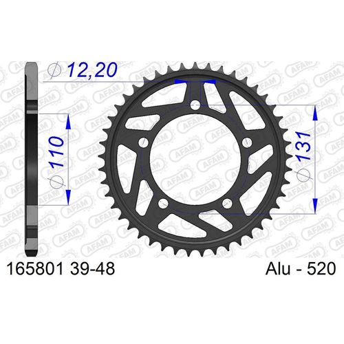 AFAM Kettenrad 165801-44