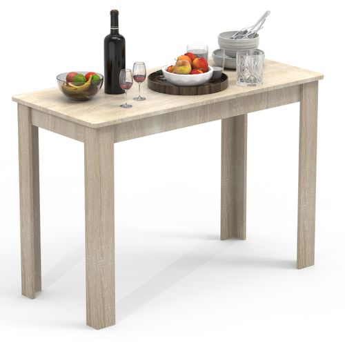 Esstisch VCM "Holz Esstisch Küchentisch Esal 110 x 50 cm" Gr. 110, braun (sonoma, eiche), B:110cm H:76cm T:50cm, Tische, Esstisch Holz-Esstische Rechteckiger Esstisch