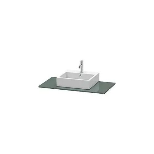 Duravit XSquare Konsole XS060E03838 100x55cm, mit 1 Ausschnitt, Dolomiti Grey hochglanz