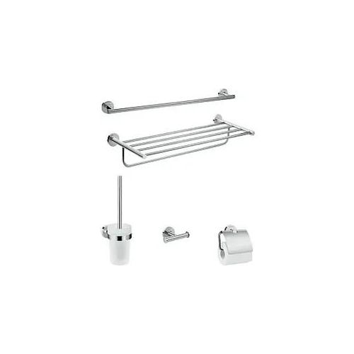 Hansgrohe Bad-Accessoire-Set Logis Universal 41728000, 5-teilig, chrom