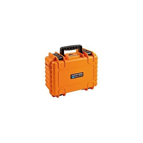 B&W outdoor.case Type 3000 - Hartschalentasche für Actionkamera / Zubehör - Polypropylen - Gelb