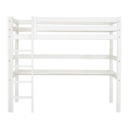 Hoppekids Hochbett ECO Luxury 90x200cm, Schreibtisch, Leiter gerade PRE-A18-1