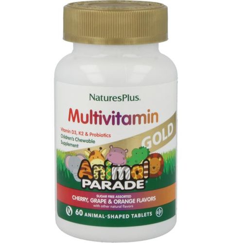 Animal Parade Gold Multivitamin Mix 60 Lutschtabletten - Geschmacksrichtung: Orangengeschmack