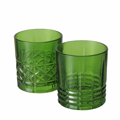 Trinkglas WHISKEY grün