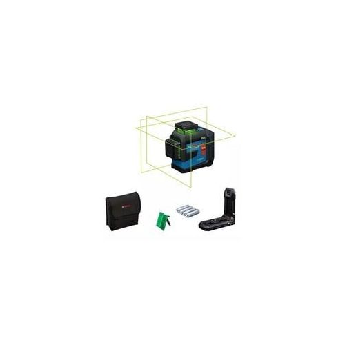 Linienlaser GLL 80-33 G Professional blau/schwarz, grüne Laserlinien, inkl. Universalhalter LB 10