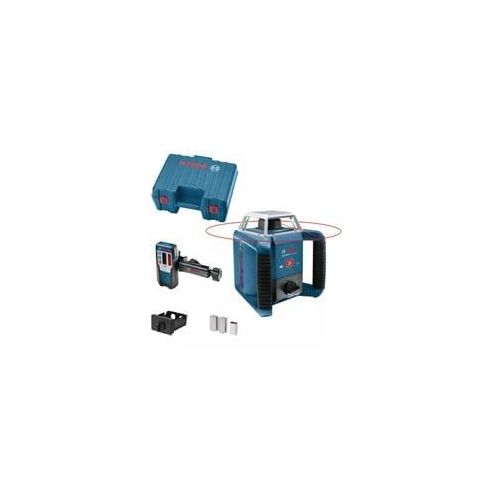 Rotationslaser GRL 400 H Professional blau/schwarz, rote Laserlinie, mit Laser-Empfänger LR 45, in L-BOXX