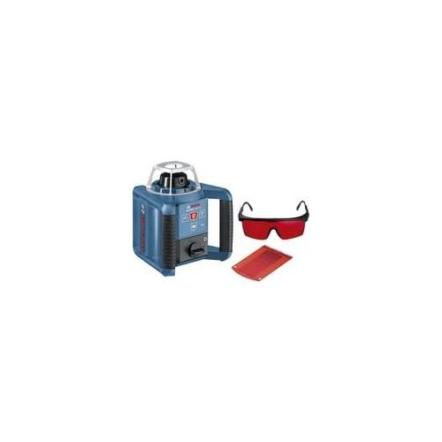Rotationslaser GRL 300 HV Professional blau/schwarz, rote Laserlinie und Lotpunkt, mit Halterung WM 4 und Laser-Empfänger LR 1, im Koffer