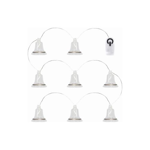Sirius LED-Lichterkette »LED LichterketteTiffanyGlocke,Silber«, 8 St.-flammig