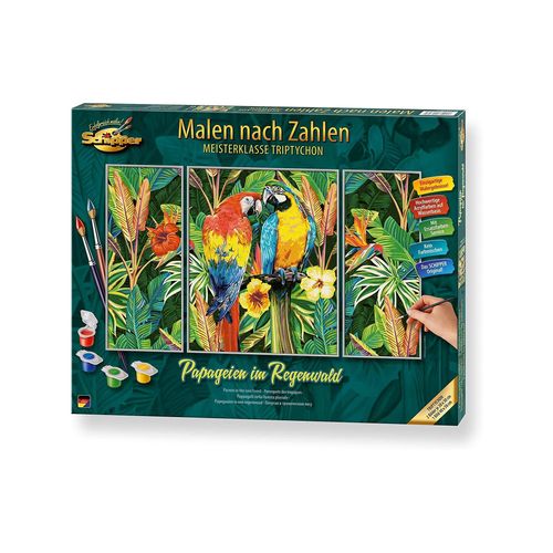 Schipper Malen nach Zahlen »Papageien im Regenwald«