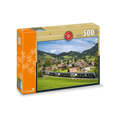 Puzzle »Carta.Media Goldenpass Express bei Rougemont«, (500 tlg.)