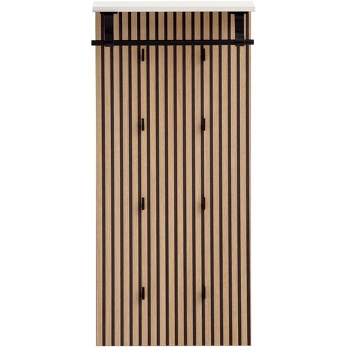 Schildmeyer Garderobenpaneel »Loft, Breite 50 cm made in Germany«, Akustikprint, 8 Kleiderhaken