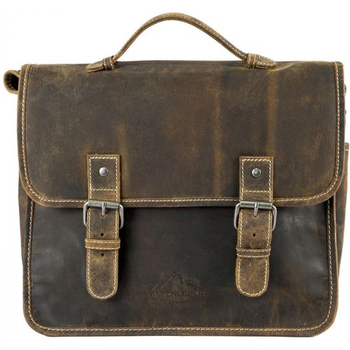 Alpenleder Kameratasche Reporter old havanna