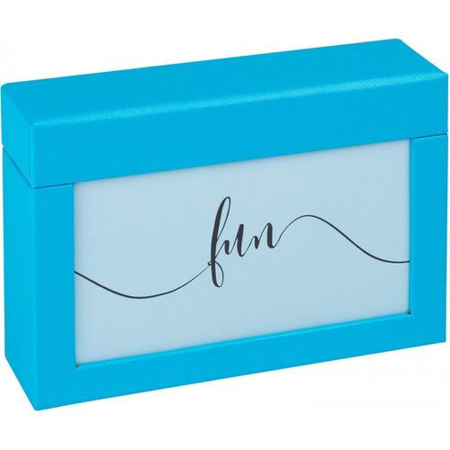 Walther FB-116-U Fotobox 10x15 ozeanblau für 100 Fotos