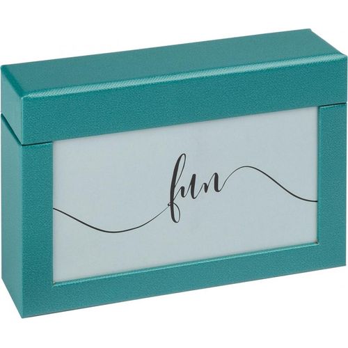 Walther FB-116-K Fotobox 10x15 petrolgrün für 100 Fotos