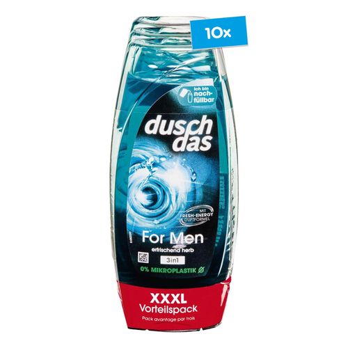 duschdas Duschgel For Men 3 x 225 ml, 10er Pack