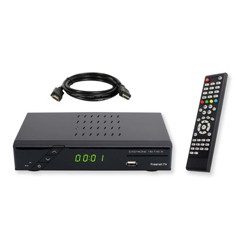 SET-ONE EasyOne 740 DVB-T2 Bundle, Freenet TV, HDMI Kabel