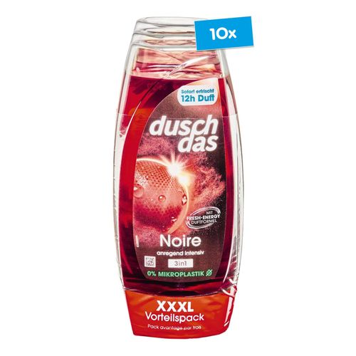 duschdas Duschgel Noire 3 x 225 ml, 10er Pack