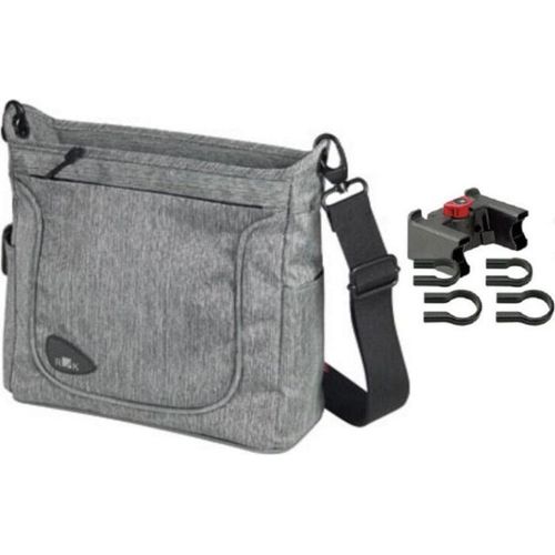 KLICKfix Allegra Fashion Lenkertasche grau