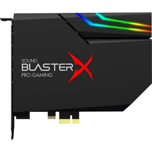 CREATIVE Soundkarte "Sound BlasterX AE-5 Plus PCIe", schwarz, B:145mm H:20mm T:128mm, Soundkarten