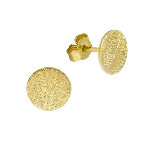 Celesta Gold Ohrringe Gold 375 Coin-Motiv