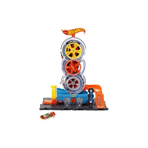 Hot Wheels Autorennbahn »Super Reifen Shop«