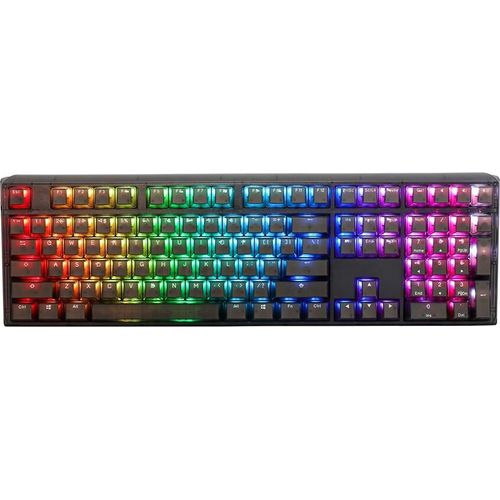 Ducky One 3 Aura Black Gaming Tastatur RGB LED - MX-Red - Tastatur - QWERTZ