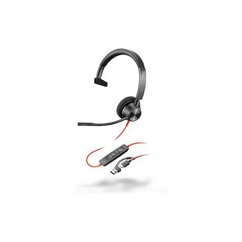 poly Blackwire 3310 Headset schwarz
