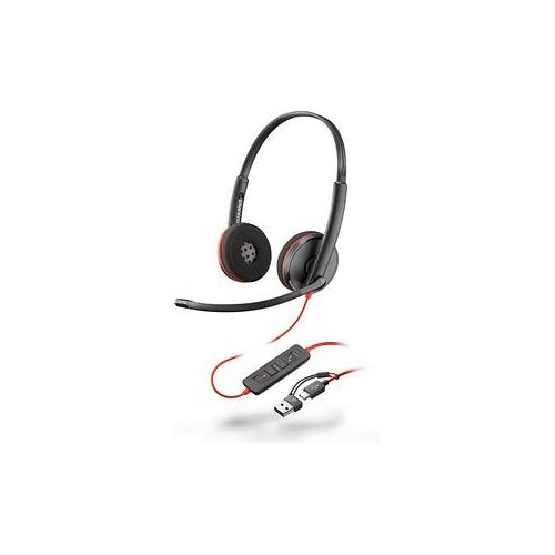poly Blackwire 3220 Headset schwarz