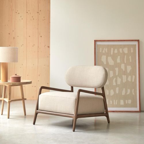 Stoffsessel Romane aus Mindiholz ,1-Sitz
