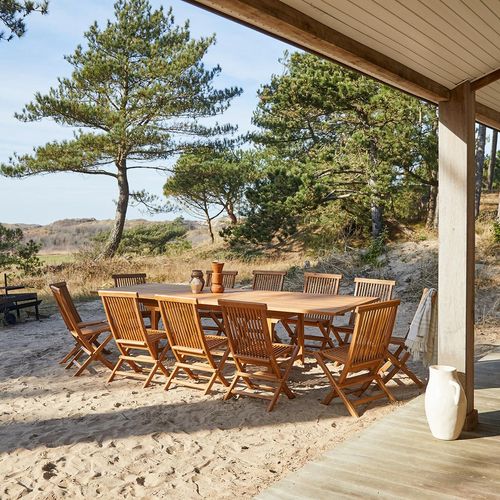 Rechteckiger Outdoor Tisch aus Akazienholz Capri 200