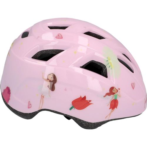 Kinderfahrradhelm FISCHER FAHRRAD "Plus Princess XS/S" Gr. XS, rosa, Helme, Kinder, XS/S Kopfumfang: 48cm - 54cm