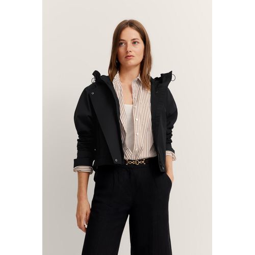 Blouson BUGATTI, Damen, Gr. 42, 290, schwarz, 100% Polyester, unifarben, casual, regular fit, Langarm Manschette, Jacken, wasserabweisend