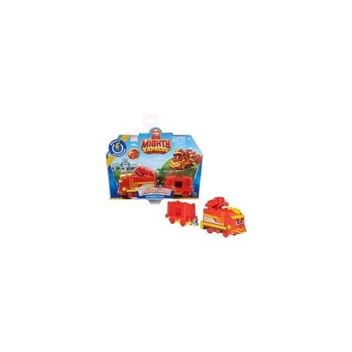 Mighty Express Motorisierter Zug Frachter Nick mit Güterwaggon, Spielfahrzeug rot/gelb