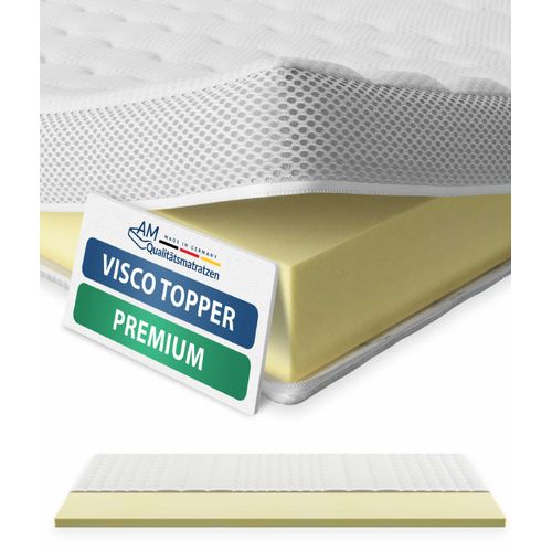 AM Qualitätsmatratzen | Premium Visco-Topper 90 x 200 cm