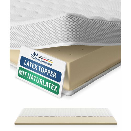 AM Qualitätsmatratzen | Premium Latex-Topper 140 x 190 cm
